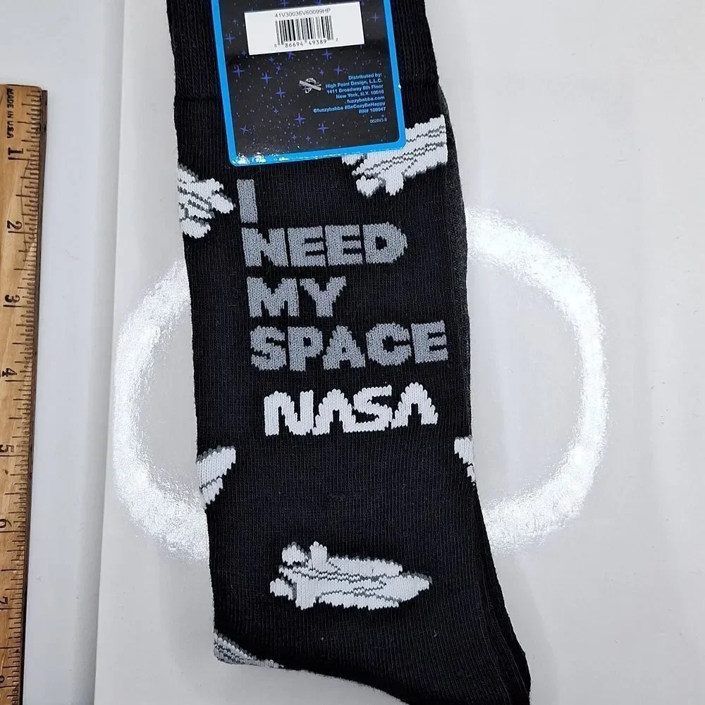 Nasa crew socks on a mission I need my space